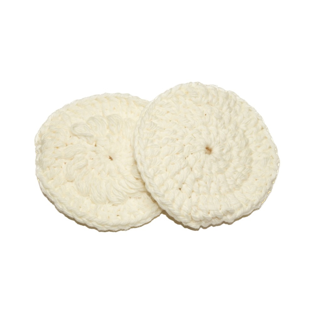 Crocheted Facial rounds (Set of 10) 100% Cotton Soft & Reusable
